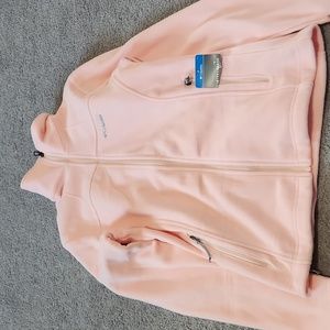 Womens columbia fleece pink size xs